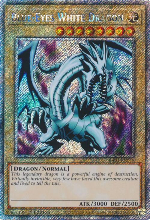 Blue-Eyes White Dragon (Platinum Secret Rare) [RA03-EN079] Platinum Secret Rare | Rock City Comics