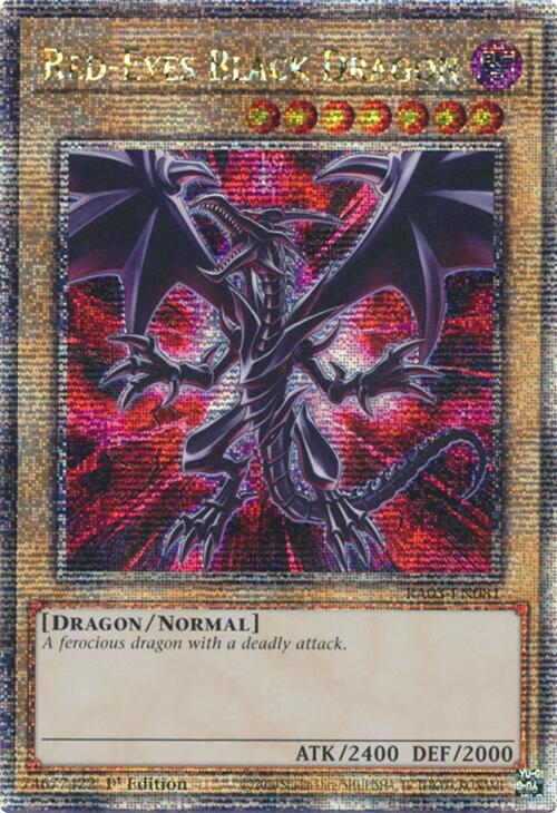 Red-Eyes Black Dragon (Quarter Century Secret Rare) [RA03-EN081] Quarter Century Secret Rare | Rock City Comics