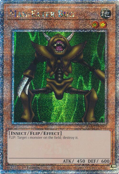 Man-Eater Bug (Quarter Century Secret Rare) [RA03-EN082] Quarter Century Secret Rare | Rock City Comics