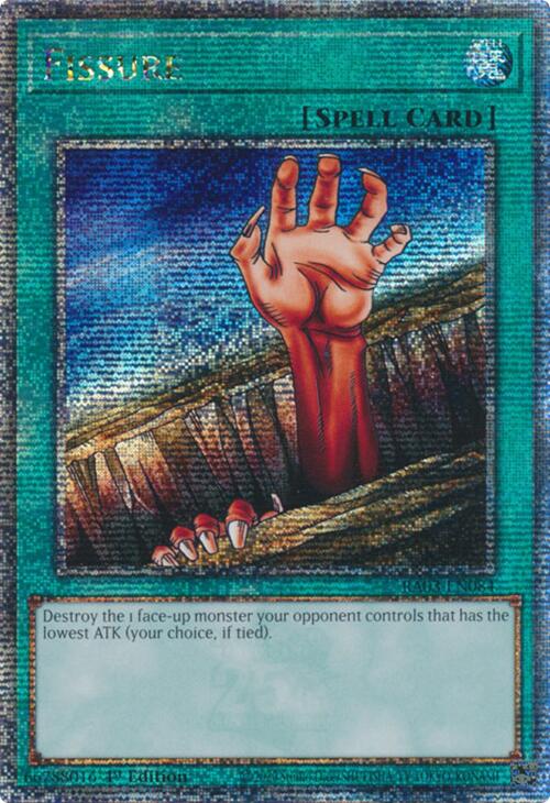 Fissure (Quarter Century Secret Rare) [RA03-EN084] Quarter Century Secret Rare | Rock City Comics