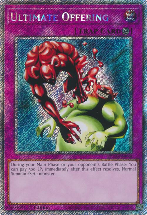 Ultimate Offering (Platinum Secret Rare) [RA03-EN088] Platinum Secret Rare | Rock City Comics