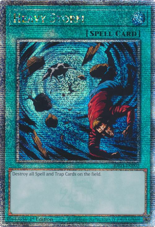 Heavy Storm (Quarter Century Secret Rare) [RA03-EN092] Quarter Century Secret Rare | Rock City Comics
