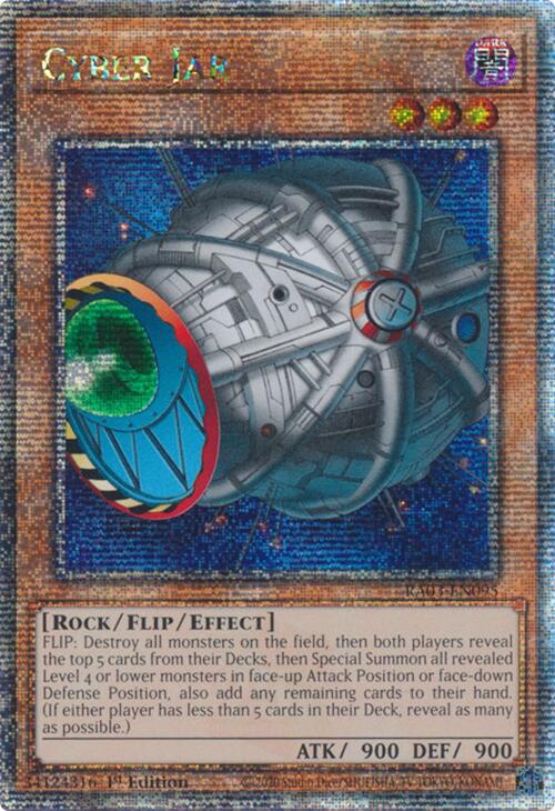 Cyber Jar (Quarter Century Secret Rare) [RA03-EN095] Quarter Century Secret Rare | Rock City Comics