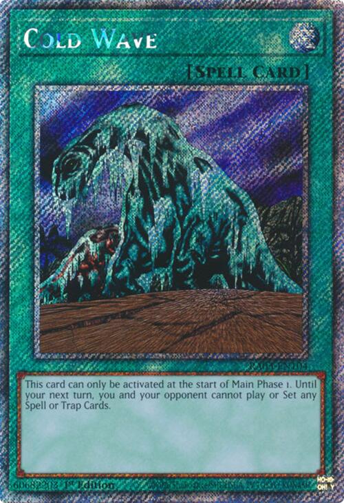 Cold Wave (Platinum Secret Rare) [RA03-EN104] Platinum Secret Rare | Rock City Comics