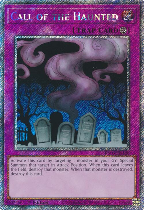 Call of the Haunted (Platinum Secret Rare) [RA03-EN108] Platinum Secret Rare | Rock City Comics