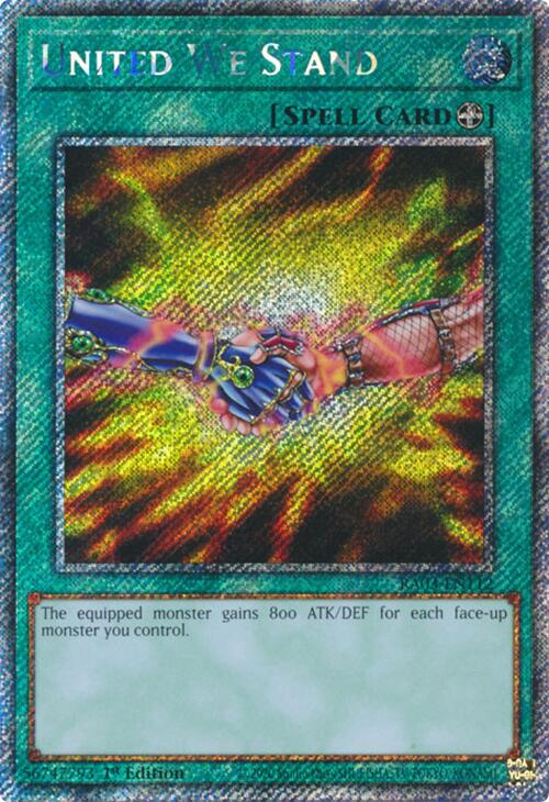 United We Stand (Platinum Secret Rare) [RA03-EN112] Platinum Secret Rare | Rock City Comics