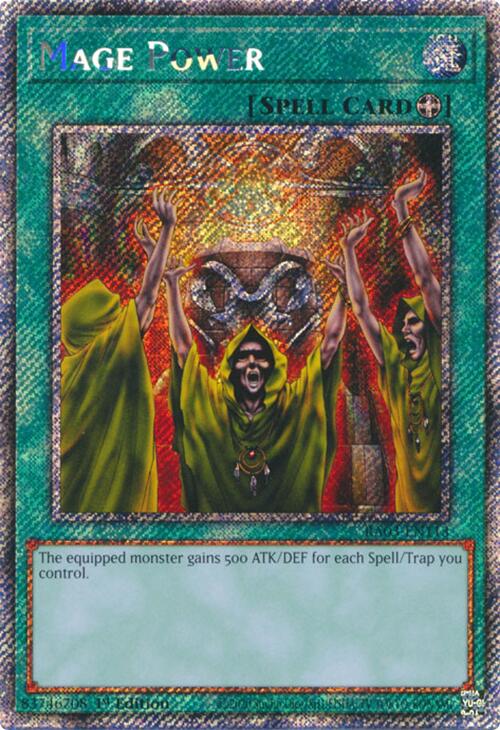 Mage Power (Platinum Secret Rare) [RA03-EN113] Platinum Secret Rare | Rock City Comics