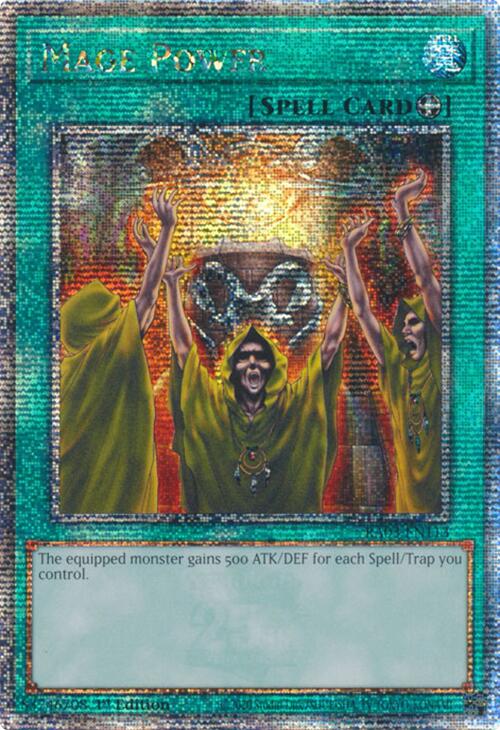 Mage Power (Quarter Century Secret Rare) [RA03-EN113] Quarter Century Secret Rare | Rock City Comics