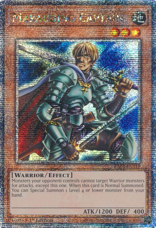 Marauding Captain (Quarter Century Secret Rare) [RA03-EN118] Quarter Century Secret Rare | Rock City Comics