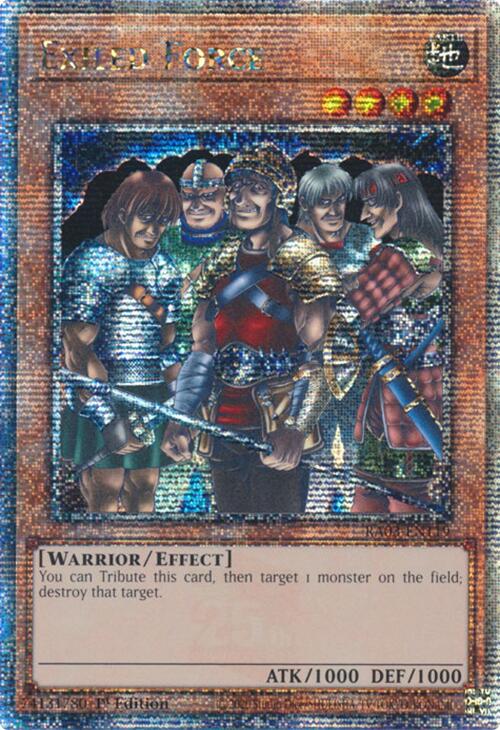 Exiled Force (Quarter Century Secret Rare) [RA03-EN119] Quarter Century Secret Rare | Rock City Comics