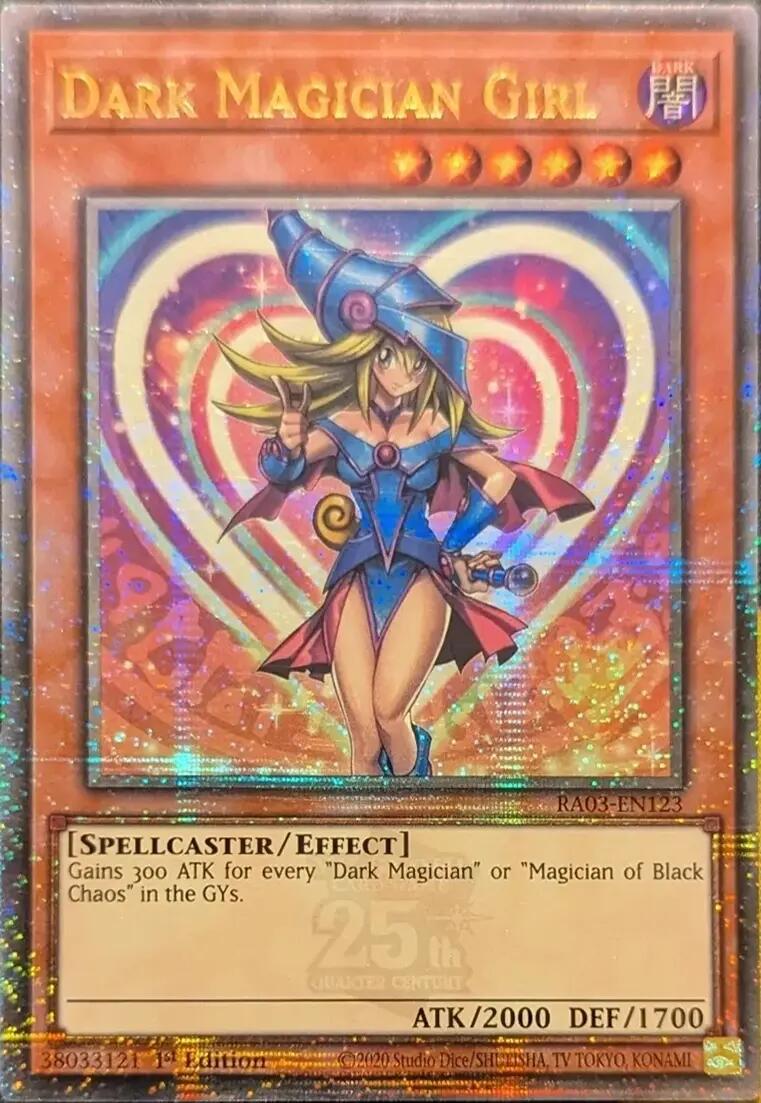 Dark Magician Girl (Quarter Century Secret Rare) [RA03-EN123] Quarter Century Secret Rare | Rock City Comics