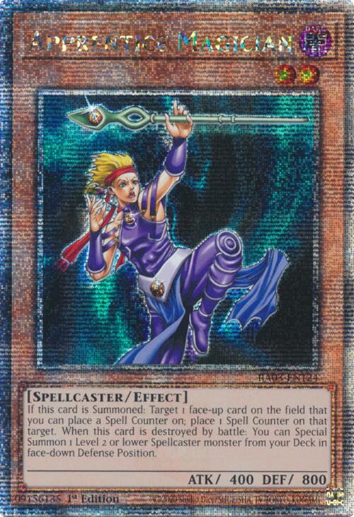 Apprentice Magician (Quarter Century Secret Rare) [RA03-EN124] Quarter Century Secret Rare | Rock City Comics