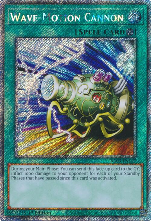 Wave-Motion Cannon (Platinum Secret Rare) [RA03-EN127] Platinum Secret Rare | Rock City Comics