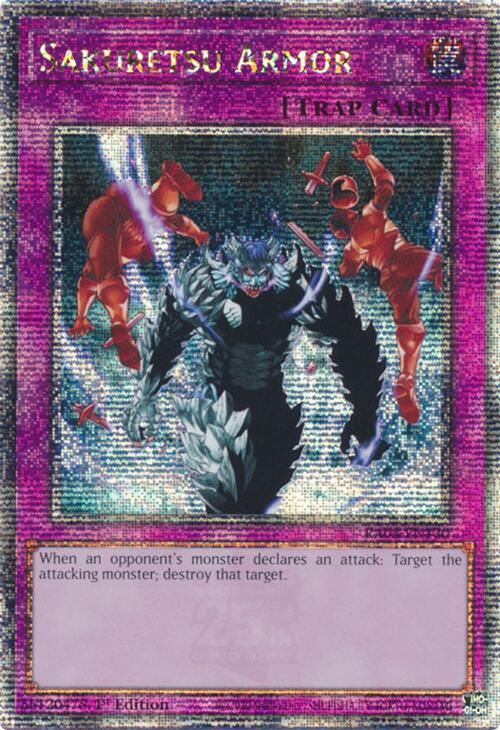 Sakuretsu Armor (Quarter Century Secret Rare) [RA03-EN130] Quarter Century Secret Rare | Rock City Comics