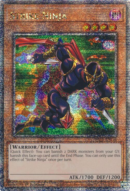 Strike Ninja (Quarter Century Secret Rare) [RA03-EN131] Quarter Century Secret Rare | Rock City Comics