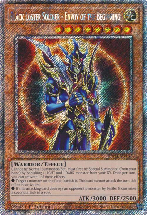 Black Luster Soldier - Envoy of the Beginning (Platinum Secret Rare) [RA03-EN132] Platinum Secret Rare | Rock City Comics