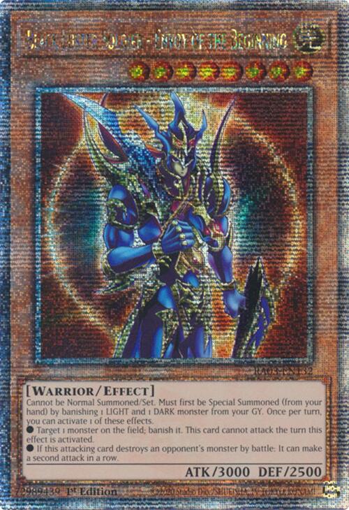 Black Luster Soldier - Envoy of the Beginning (Quarter Century Secret Rare) [RA03-EN132] Quarter Century Secret Rare | Rock City Comics