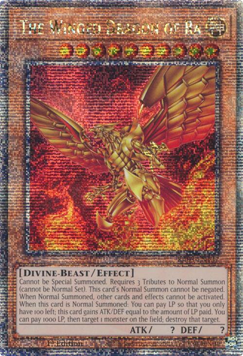 The Winged Dragon of Ra (Quarter Century Secret Rare) [RA03-EN137] Quarter Century Secret Rare | Rock City Comics