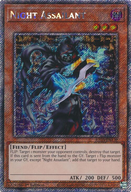 Night Assailant (Platinum Secret Rare) [RA03-EN139] Platinum Secret Rare | Rock City Comics