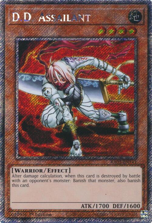 D.D. Assailant (Platinum Secret Rare) [RA03-EN141] Platinum Secret Rare | Rock City Comics