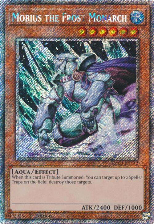 Mobius the Frost Monarch (Platinum Secret Rare) [RA03-EN142] Platinum Secret Rare | Rock City Comics