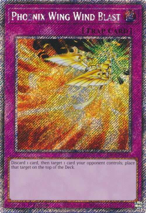 Phoenix Wing Wind Blast (Platinum Secret Rare) [RA03-EN149] Platinum Secret Rare | Rock City Comics