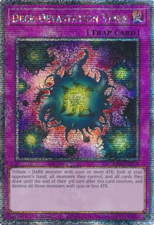Deck Devastation Virus (Quarter Century Secret Rare) [RA03-EN150] Quarter Century Secret Rare | Rock City Comics