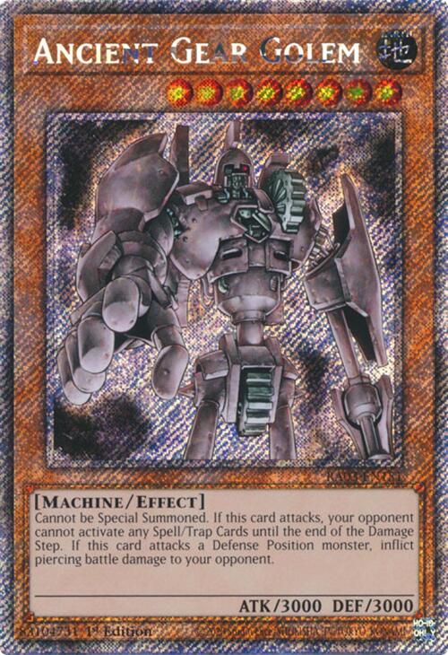 Ancient Gear Golem (Platinum Secret Rare) [RA03-EN151] Platinum Secret Rare | Rock City Comics