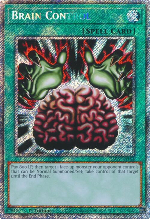 Brain Control (Platinum Secret Rare) [RA03-EN154] Platinum Secret Rare | Rock City Comics