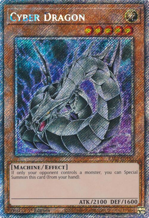 Cyber Dragon (Platinum Secret Rare) [RA03-EN155] Platinum Secret Rare | Rock City Comics
