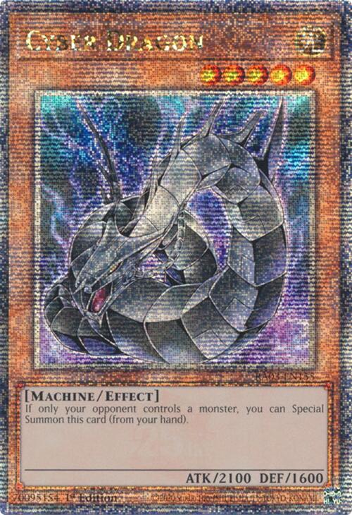 Cyber Dragon (Quarter Century Secret Rare) [RA03-EN155] Quarter Century Secret Rare | Rock City Comics