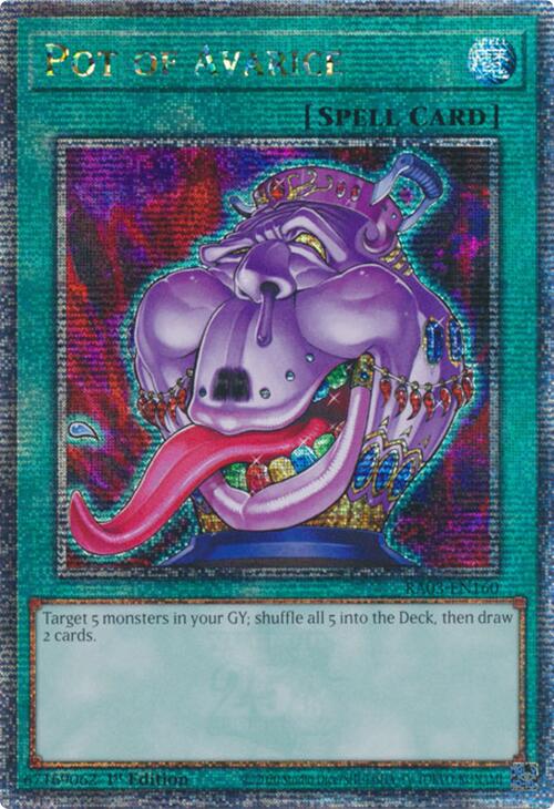 Pot of Avarice (Quarter Century Secret Rare) [RA03-EN160] Quarter Century Secret Rare | Rock City Comics