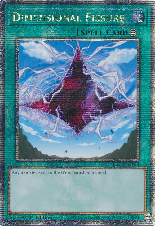 Dimensional Fissure (Quarter Century Secret Rare) [RA03-EN163] Quarter Century Secret Rare | Rock City Comics