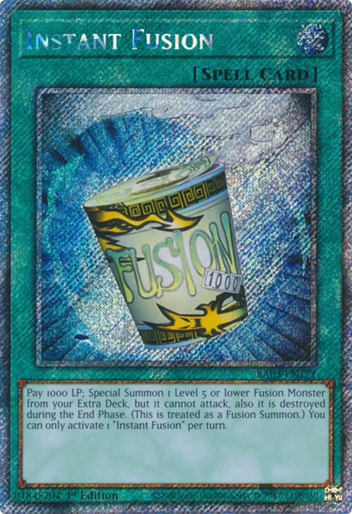 Instant Fusion (Platinum Secret Rare) [RA03-EN171] Platinum Secret Rare | Rock City Comics