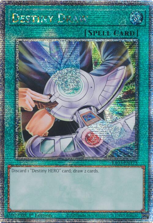 Destiny Draw (Quarter Century Secret Rare) [RA03-EN173] Quarter Century Secret Rare | Rock City Comics