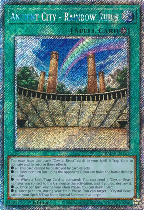 Ancient City - Rainbow Ruins (Platinum Secret Rare) [RA03-EN181] Platinum Secret Rare | Rock City Comics