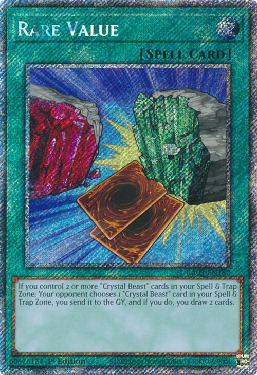 Rare Value (Platinum Secret Rare) [RA03-EN182] Platinum Secret Rare | Rock City Comics