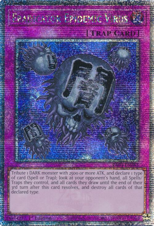 Eradicator Epidemic Virus (Quarter Century Secret Rare) [RA03-EN183] Quarter Century Secret Rare | Rock City Comics