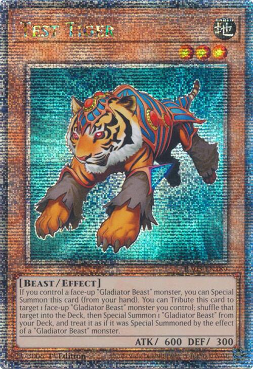 Test Tiger (Quarter Century Secret Rare) [RA03-EN189] Quarter Century Secret Rare | Rock City Comics