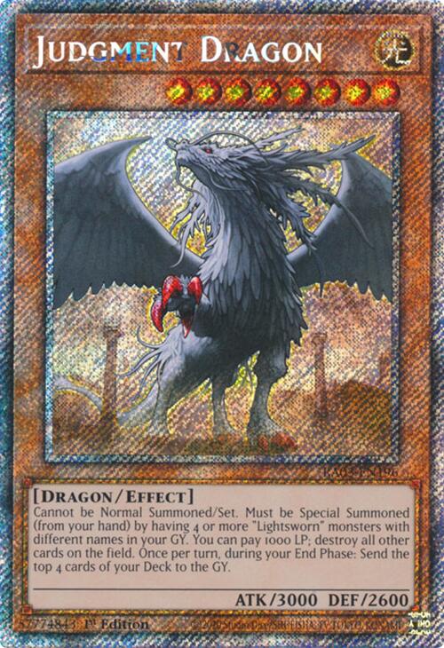 Judgment Dragon (Platinum Secret Rare) [RA03-EN196] Platinum Secret Rare | Rock City Comics