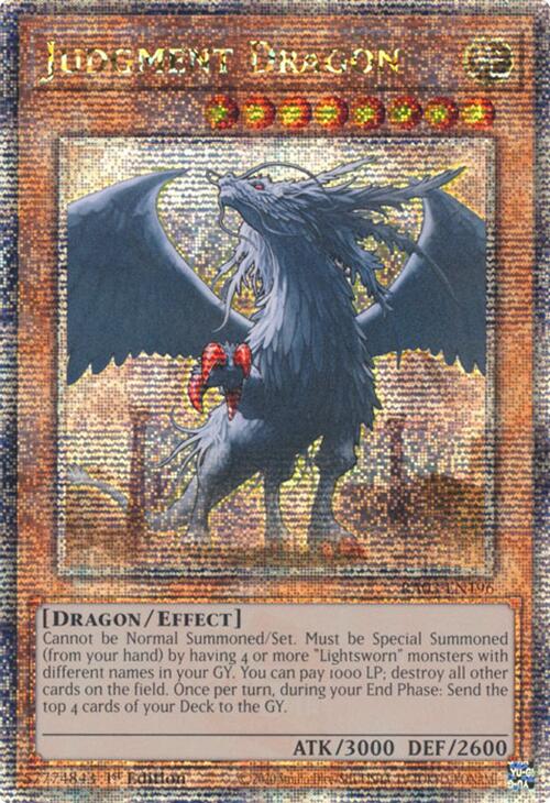 Judgment Dragon (Quarter Century Secret Rare) [RA03-EN196] Quarter Century Secret Rare | Rock City Comics