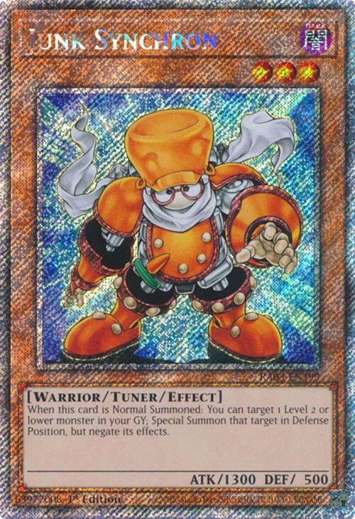 Junk Synchron (Platinum Secret Rare) [RA03-EN199] Platinum Secret Rare | Rock City Comics