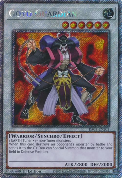 Goyo Guardian (Platinum Secret Rare) [RA03-EN202] Platinum Secret Rare | Rock City Comics