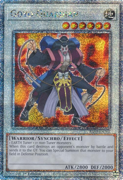 Goyo Guardian (Quarter Century Secret Rare) [RA03-EN202] Quarter Century Secret Rare | Rock City Comics