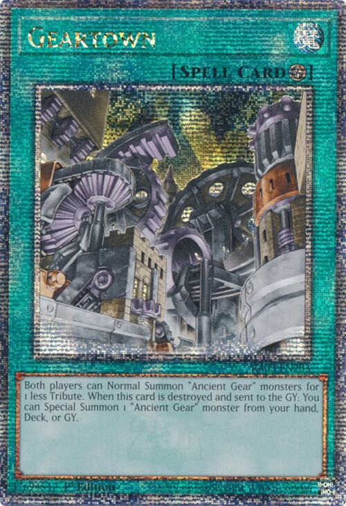 Geartown (Quarter Century Secret Rare) [RA03-EN203] Quarter Century Secret Rare | Rock City Comics
