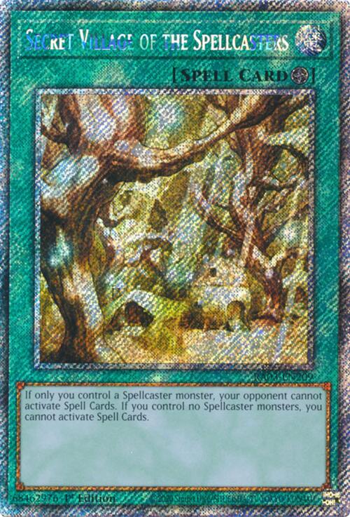 Secret Village of the Spellcasters (Platinum Secret Rare) [RA03-EN209] Platinum Secret Rare | Rock City Comics