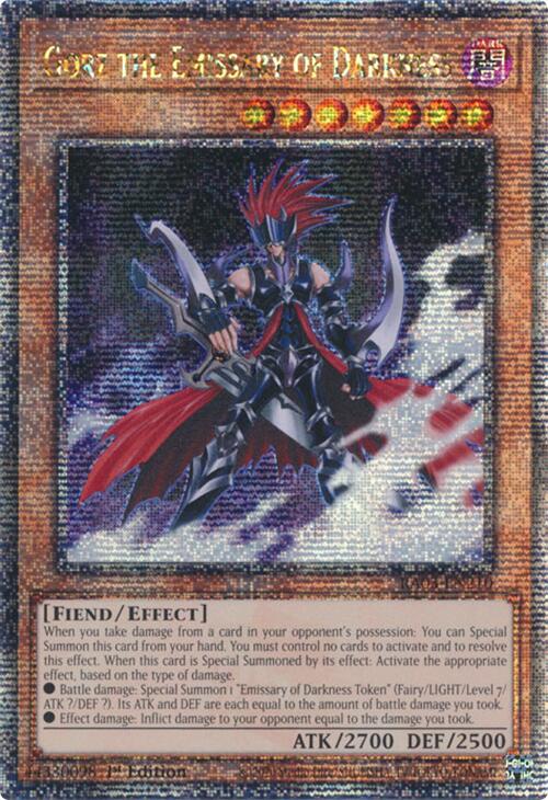 Gorz the Emissary of Darkness (Quarter Century Secret Rare) [RA03-EN210] Quarter Century Secret Rare | Rock City Comics