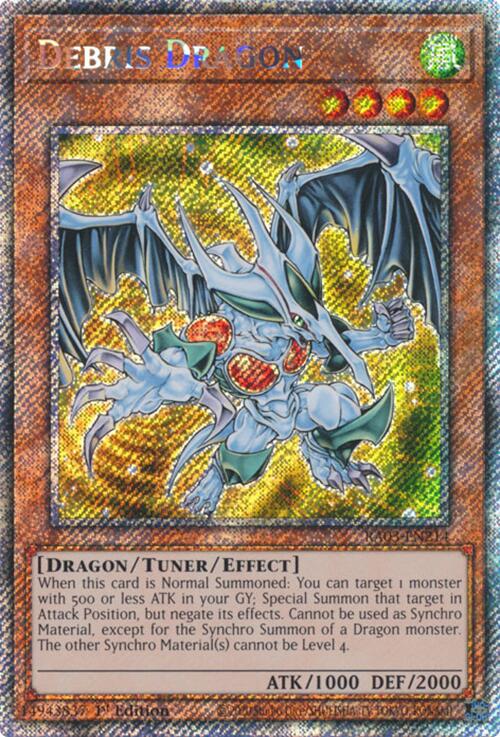 Debris Dragon (Platinum Secret Rare) [RA03-EN214] Platinum Secret Rare | Rock City Comics