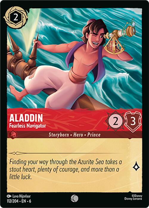 Aladdin - Fearless Navigator (112/204) [Azurite Sea] | Rock City Comics