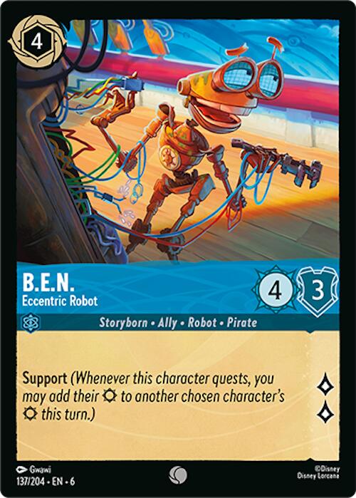 B.E.N. - Eccentric Robot (137/204) [Azurite Sea] | Rock City Comics